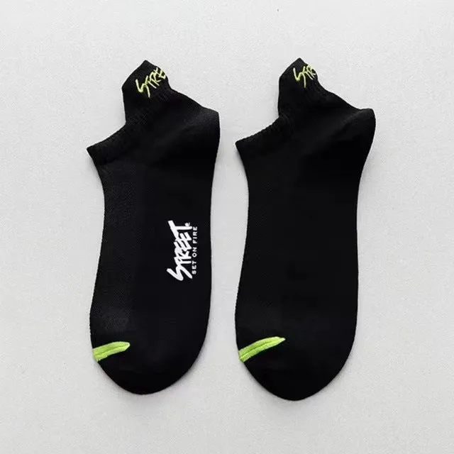 Thin Deodorant Low-top Mesh Style For Sports Sweat-proof Socks