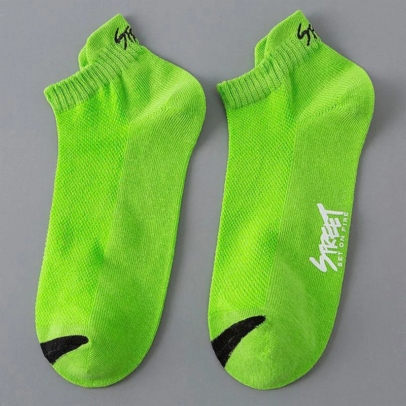 Thin Deodorant Low-top Mesh Style For Sports Sweat-proof Socks