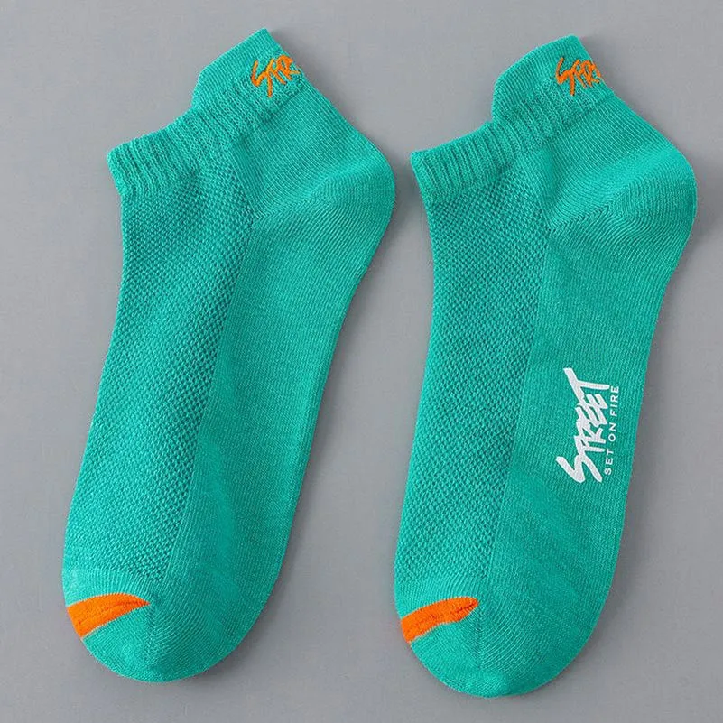 Thin Deodorant Low-top Mesh Style For Sports Sweat-proof Socks