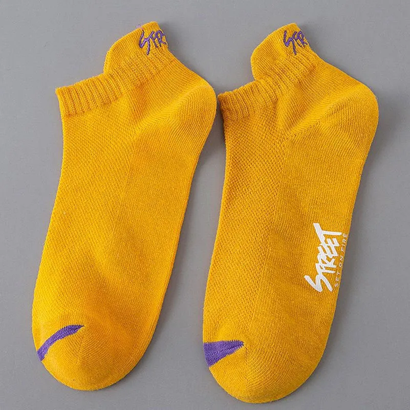 Thin Deodorant Low-top Mesh Style For Sports Sweat-proof Socks
