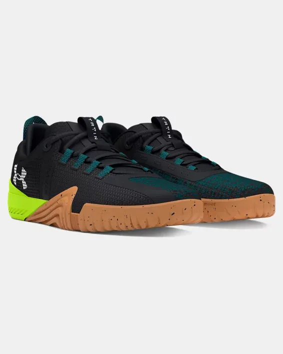 Tênis de Cross UA Reign 6 Training  Preto/Verde - Masculino