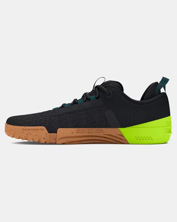 Tênis de Cross UA Reign 6 Training  Preto/Verde - Masculino