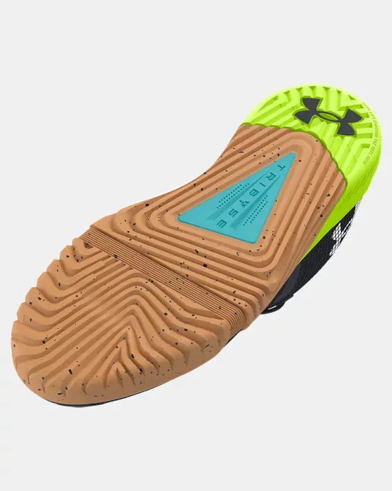 Tênis de Cross UA Reign 6 Training  Preto/Verde - Masculino