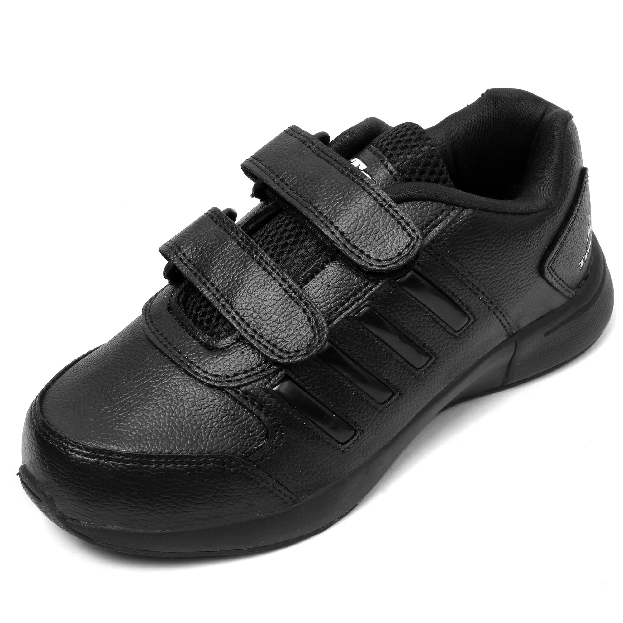 Tracer TR-2 Unisex Lightweight School Shoes with Velcro Closure (8-13) - Black