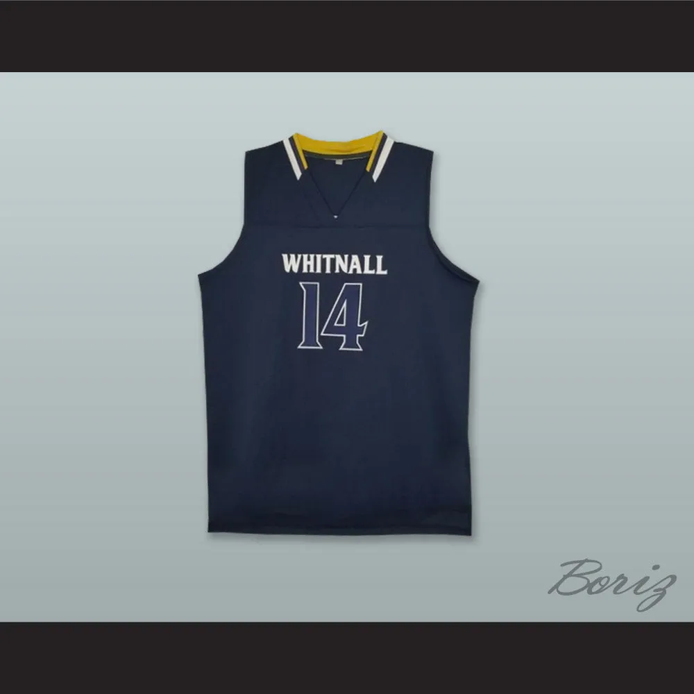 Tyler Herro 14 Whitnall High School Falcons Navy Blue Basketball Jersey