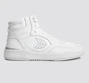 UBA High White Premium Leather Ice Logo Sneaker Men