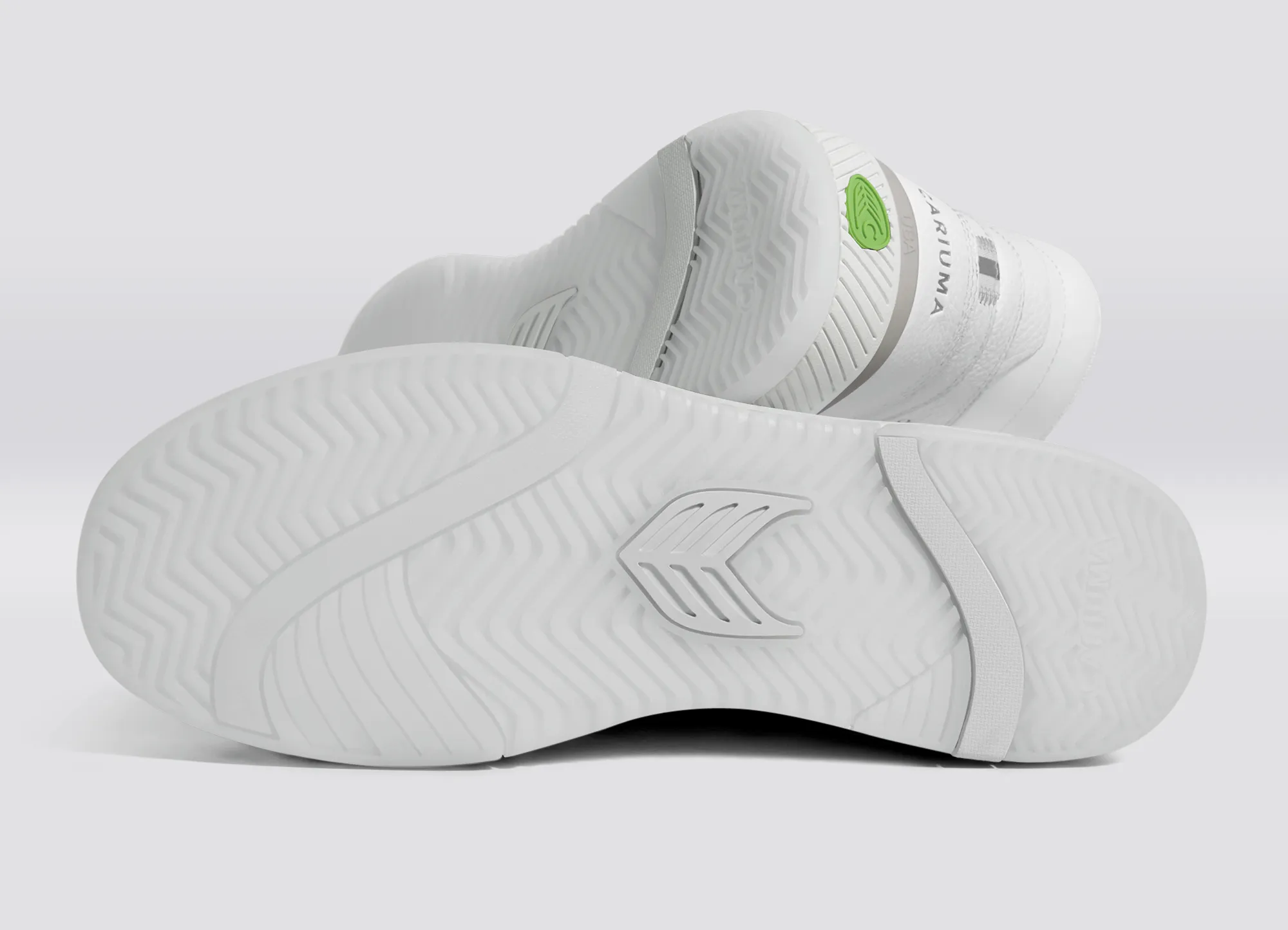 UBA High White Premium Leather Ice Logo Sneaker Men