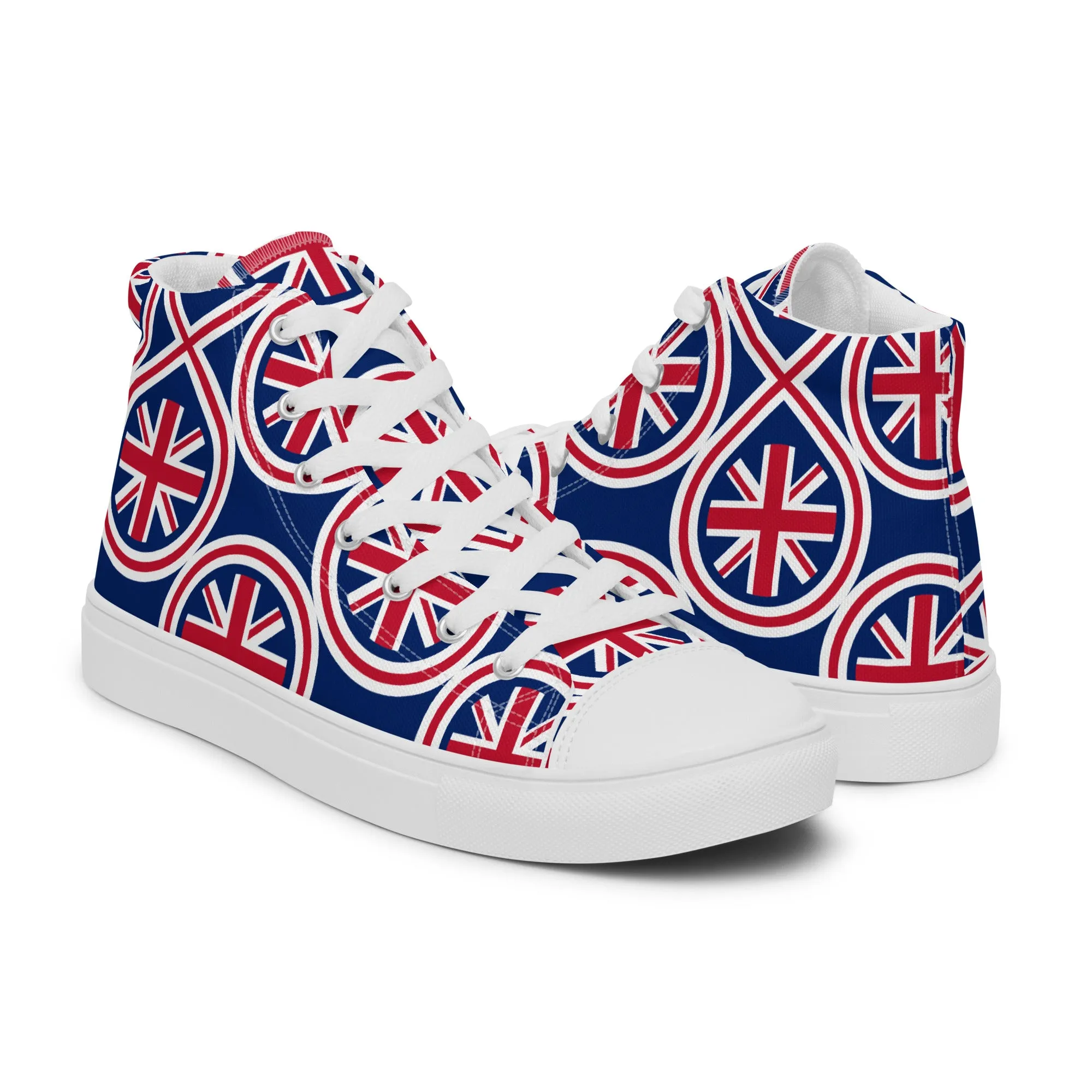 U.K - Sustainably Made Men’s high top canvas shoes