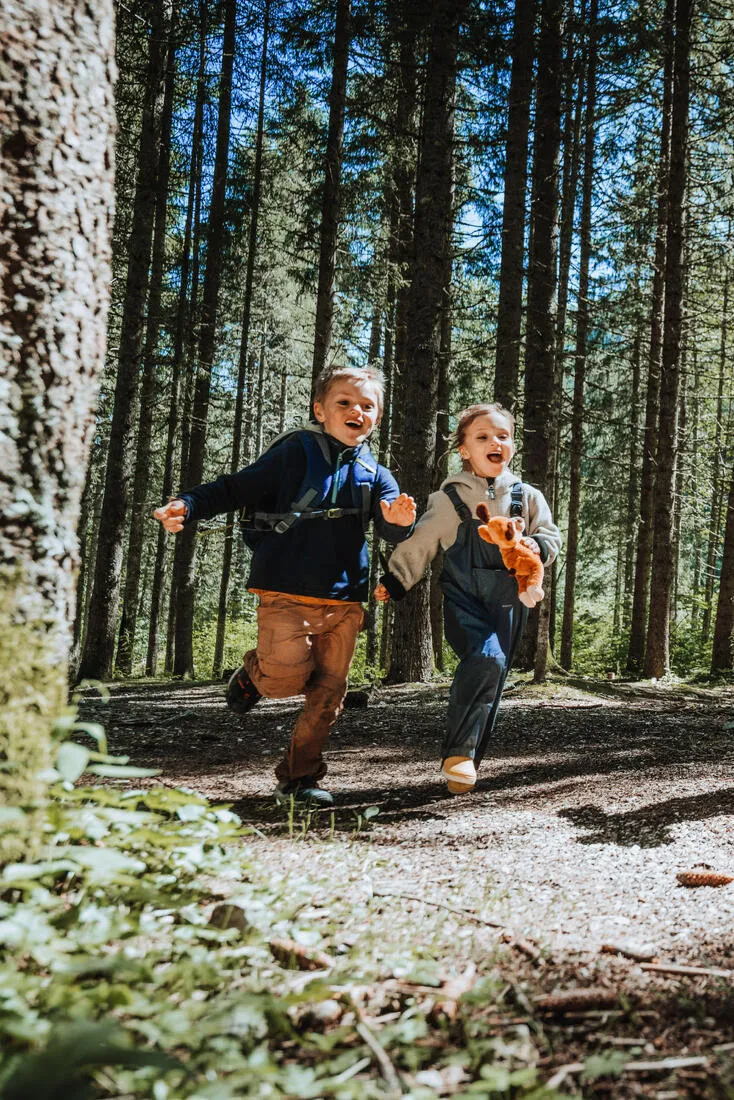 Veste polaire de randonnée - MH500 KID beige - enfant 2-6 ans