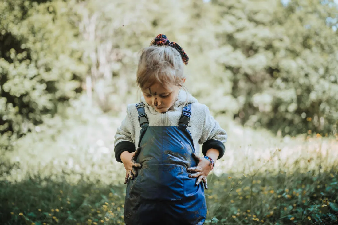 Veste polaire de randonnée - MH500 KID beige - enfant 2-6 ans