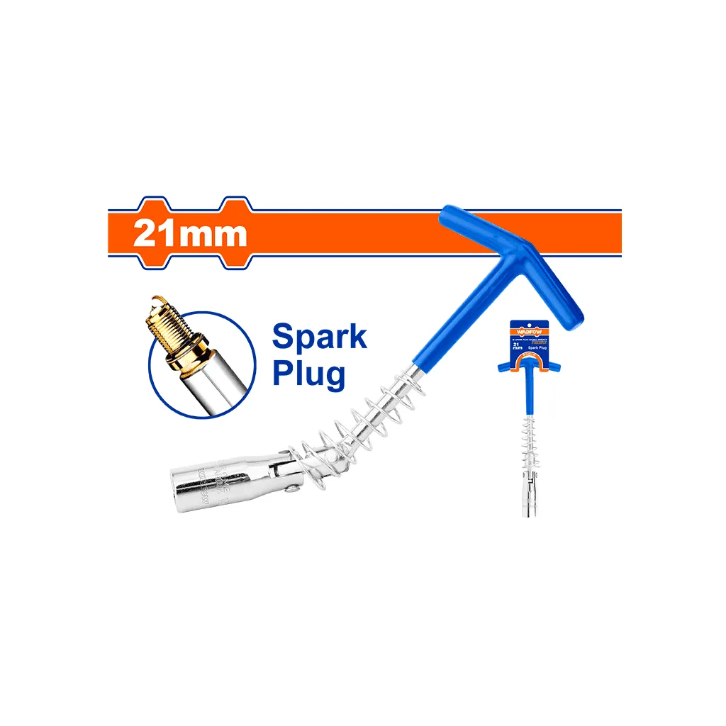 Wadfow T-Handle Spark Plug Socket Wrench 21mm - WTH5121