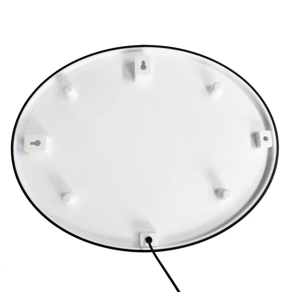 Wichita State Shockers: Hardwood - Oval Slimline Lighted Wall Sign