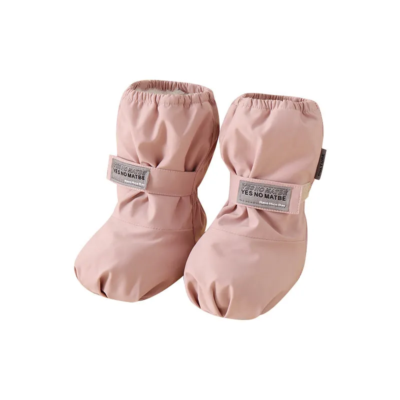 Winter baby infant shoes and socks two-in-one splash-proof comfortable cotton shoes