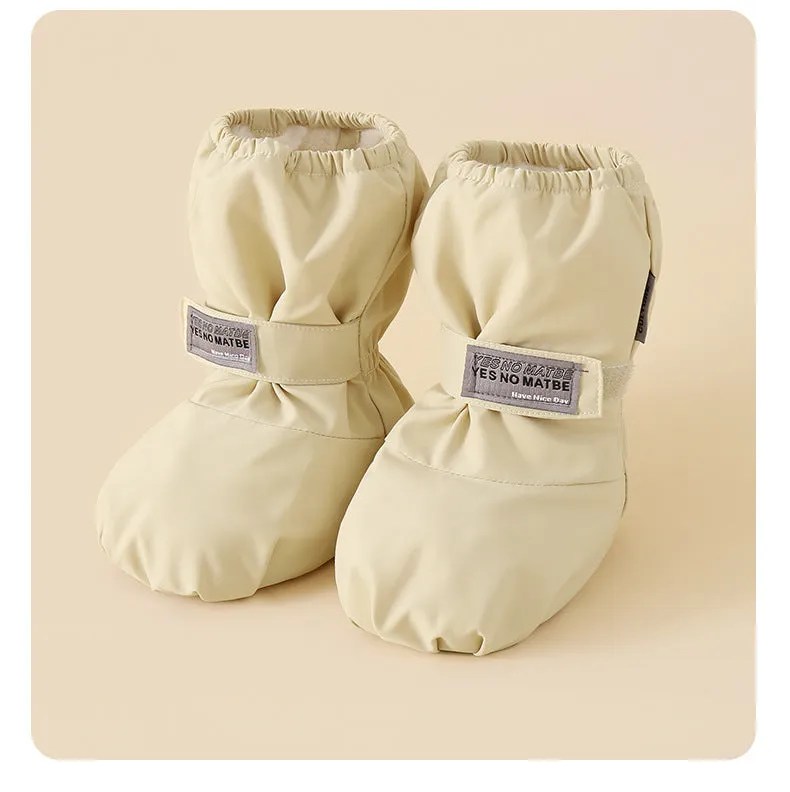 Winter baby infant shoes and socks two-in-one splash-proof comfortable cotton shoes