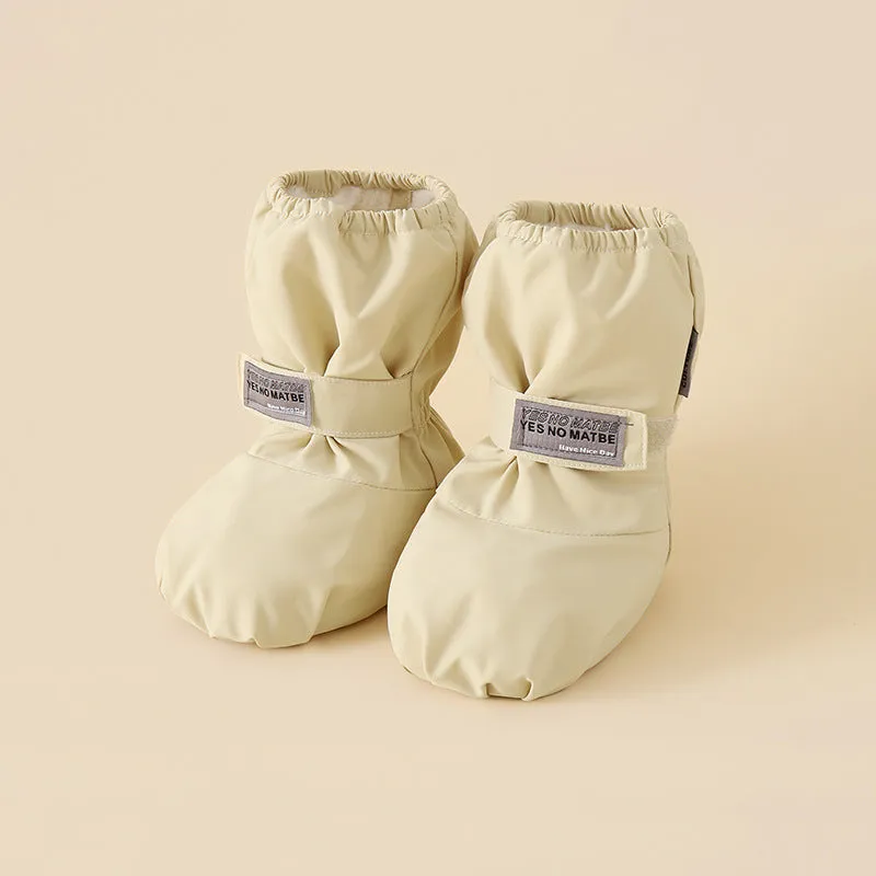 Winter baby infant shoes and socks two-in-one splash-proof comfortable cotton shoes