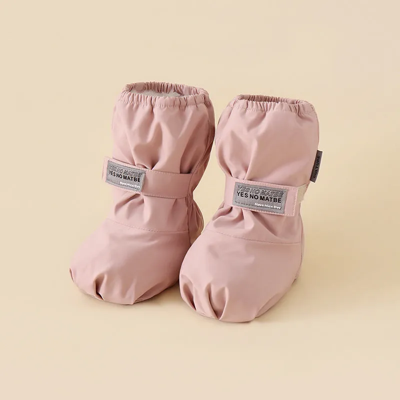 Winter baby infant shoes and socks two-in-one splash-proof comfortable cotton shoes