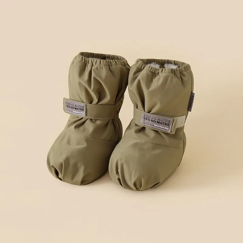 Winter baby infant shoes and socks two-in-one splash-proof comfortable cotton shoes