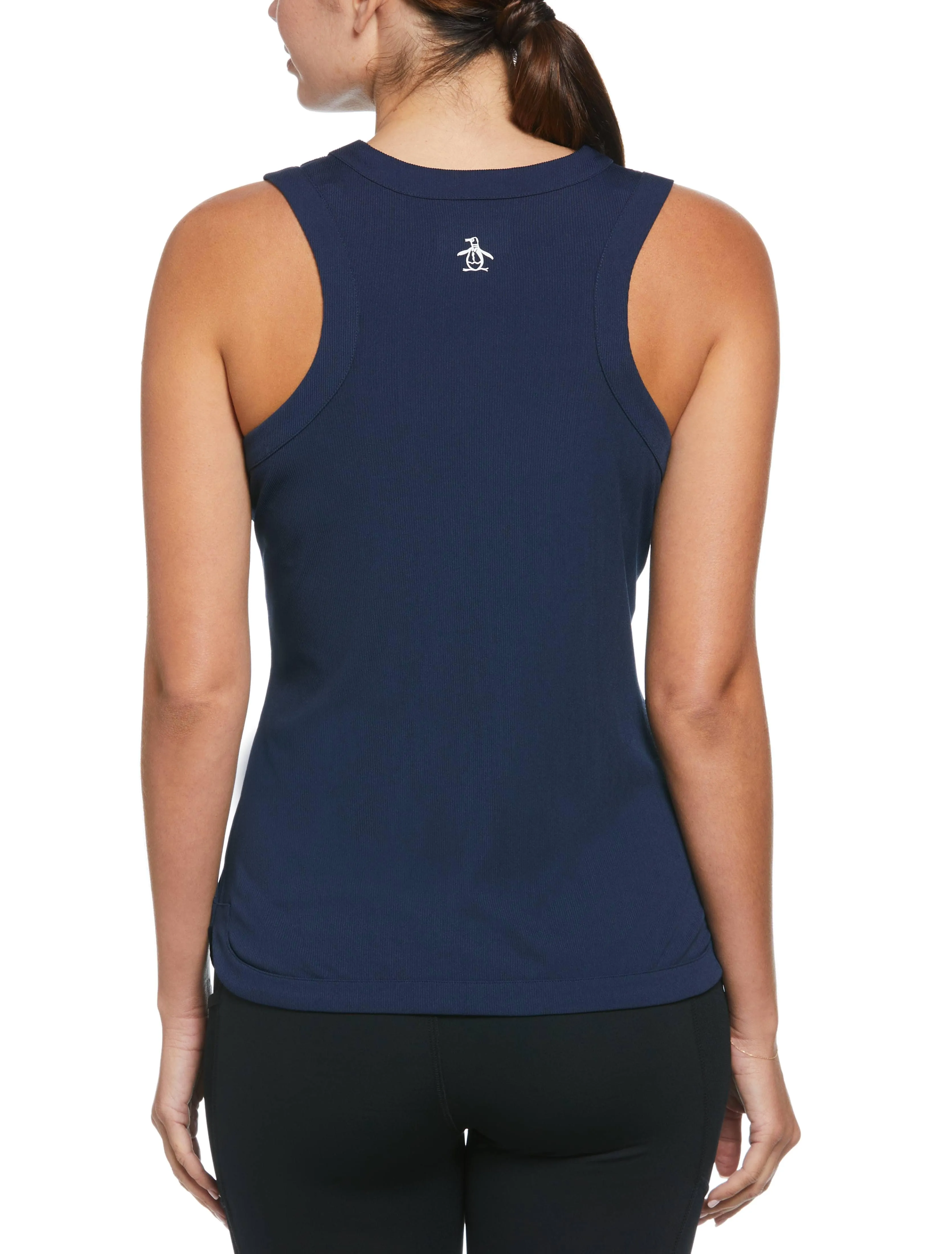 Women's Essential Ribbed Tennis Tank Top