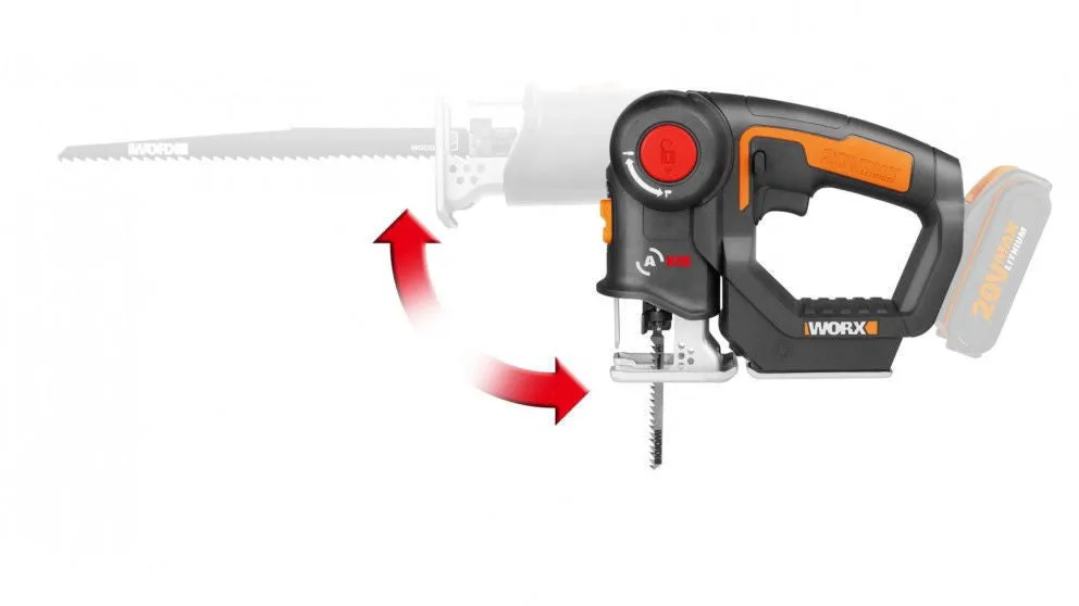 Worx - 20V Axis Multi-Purpose Saw, bare tool